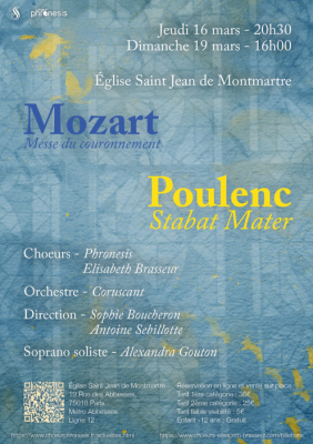 Stabat Mater de Poulenc & Messe du Couronnement de Mozart